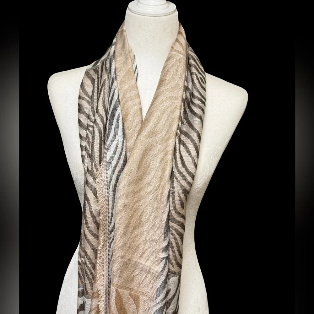 Zebra Animal Pattern Shawl Scarf
